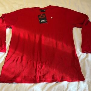 NWT Men’s South Pole XL red thermal LS shirt
